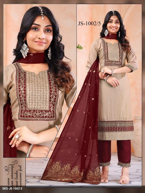 JS 1002 5 Biscuits With Maroon