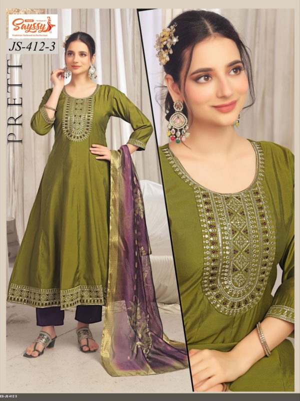JS 412 3 Mehndi Green