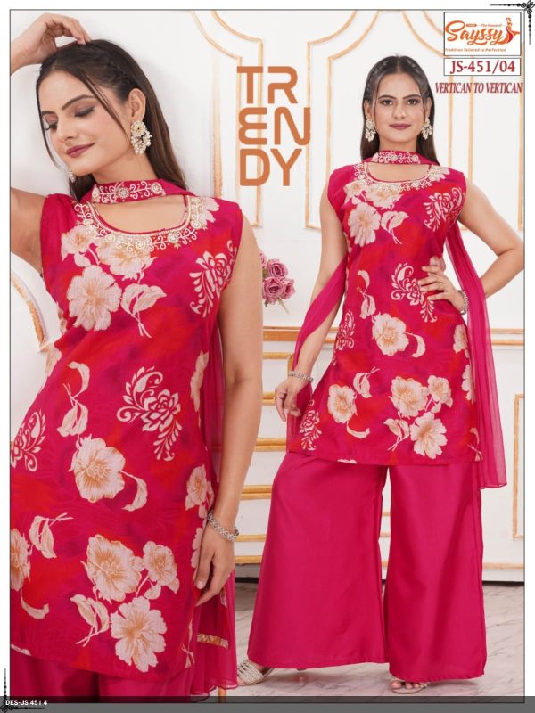 JS 451 4 Cheery RED Half Sleeve