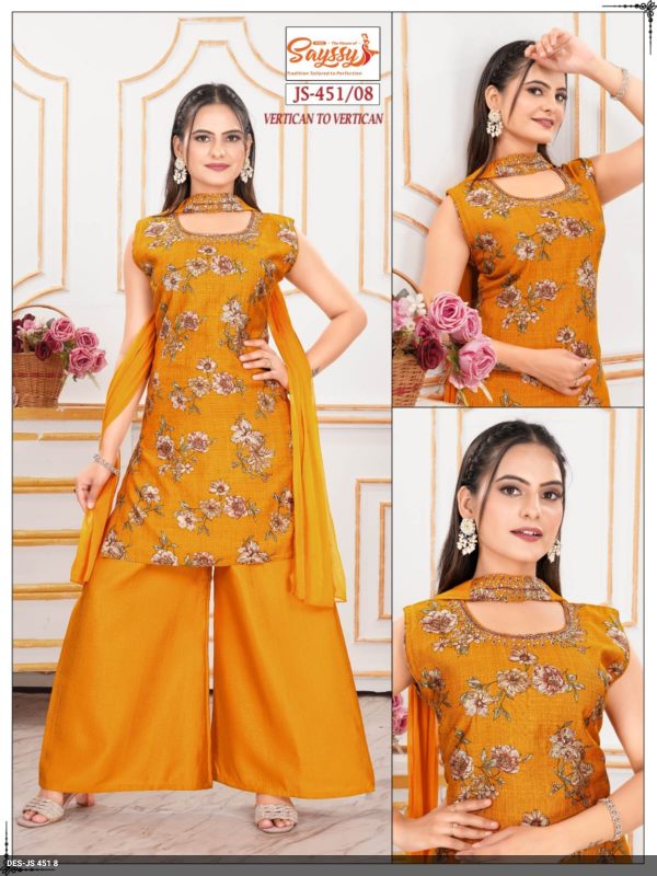 JS 451 8 Mustard Yellow Half Sleeve