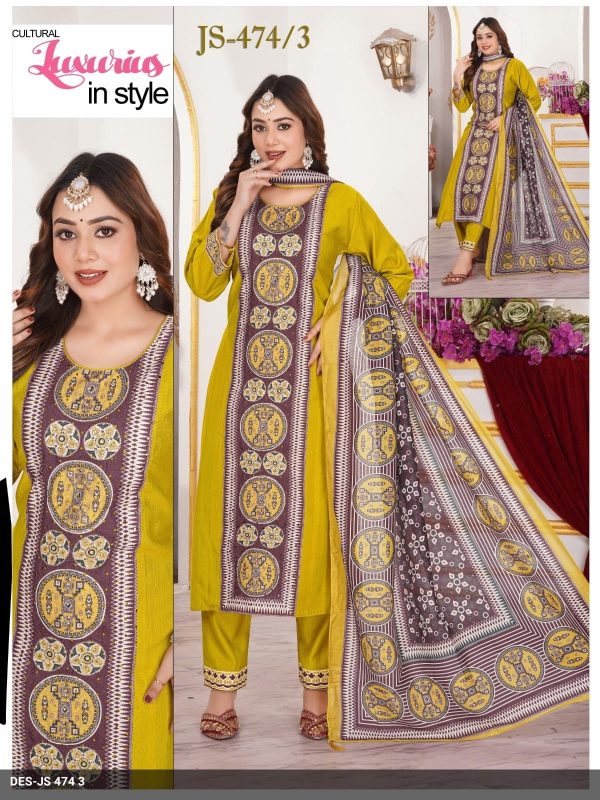 JS 474 3 Mustard Yellow