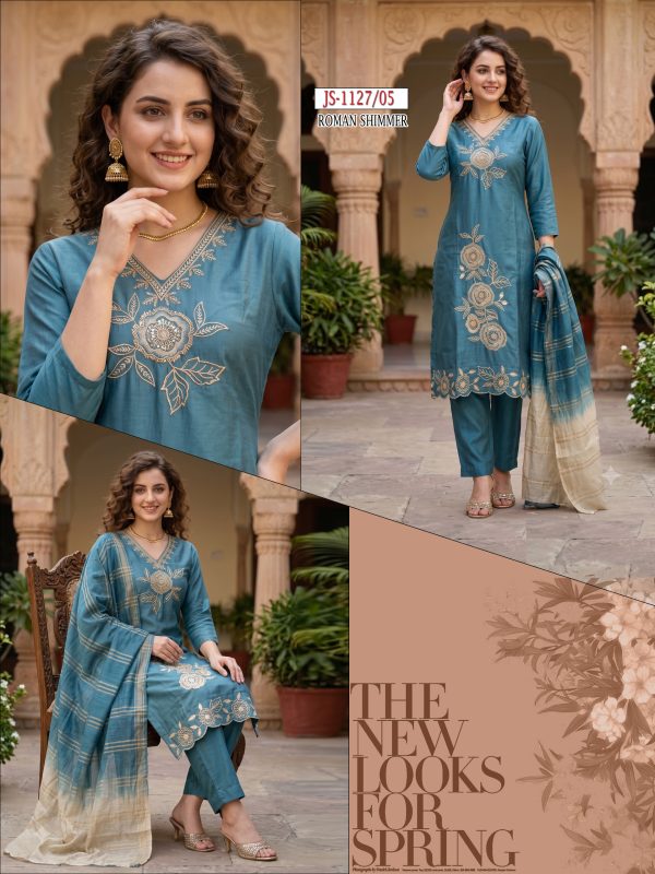 JS-1127-5-TEAL BLUE