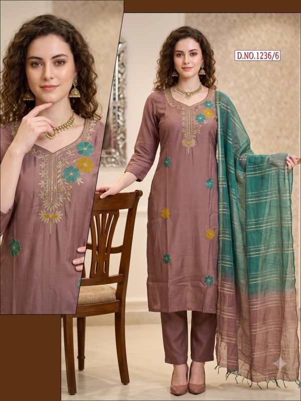 JS 1236 6 TAUPE BROWN