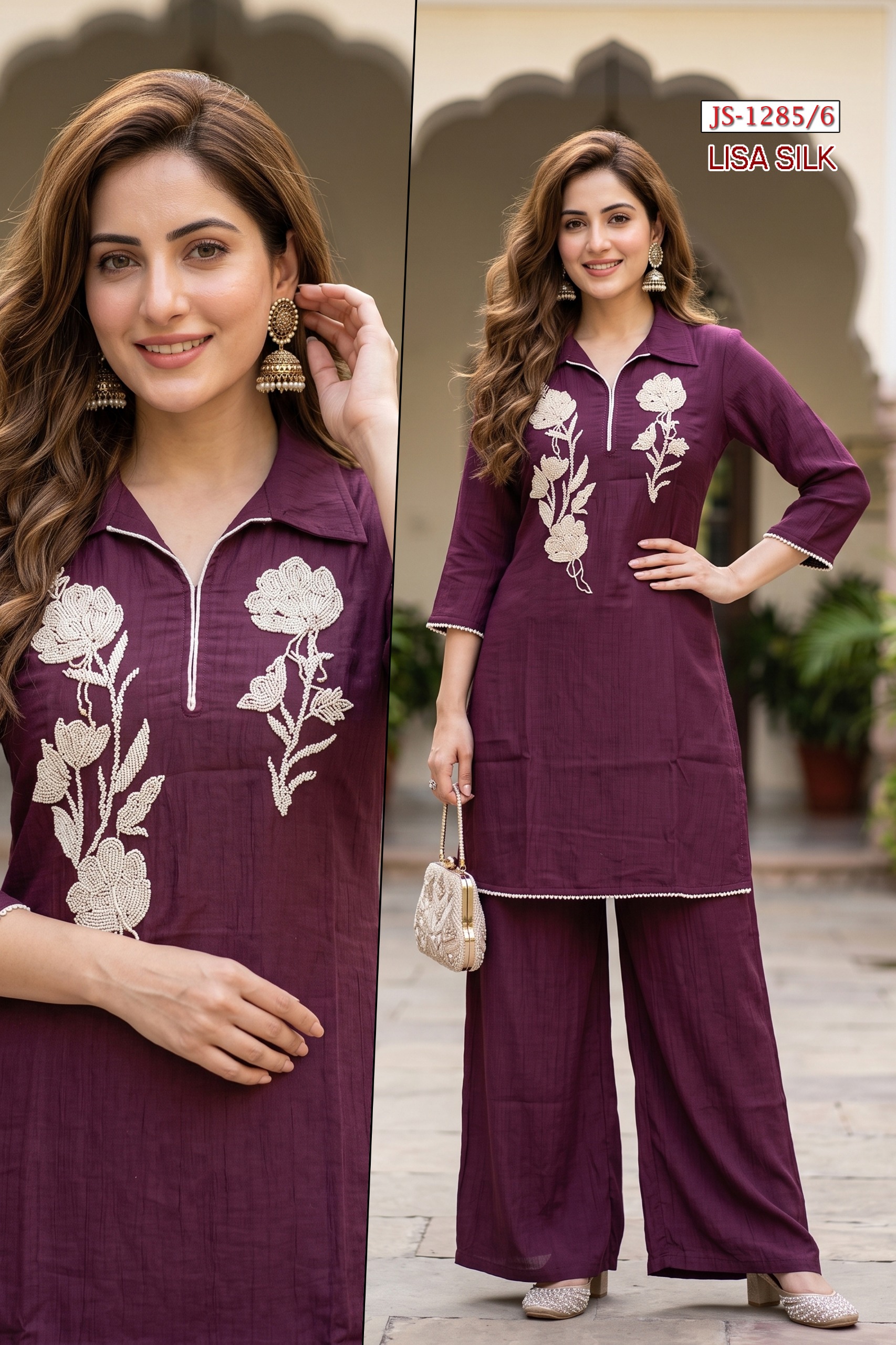 JS 1285 6 PURPLE